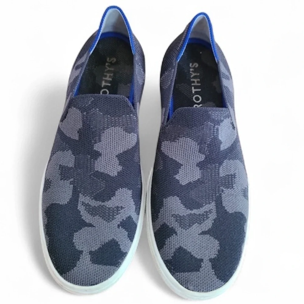 Rothy's Camo slip on shoes/ sneakers retired rare‎ size 8